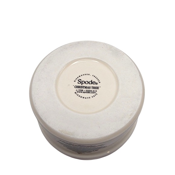 Spode Christmas Tree Peppermint Dip Set Complete In Box - Picture 6 of 15